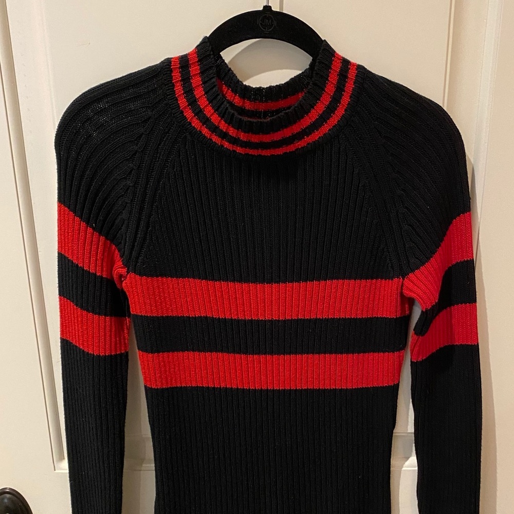Vintage-Inspired Striped Turtleneck! Never worn!